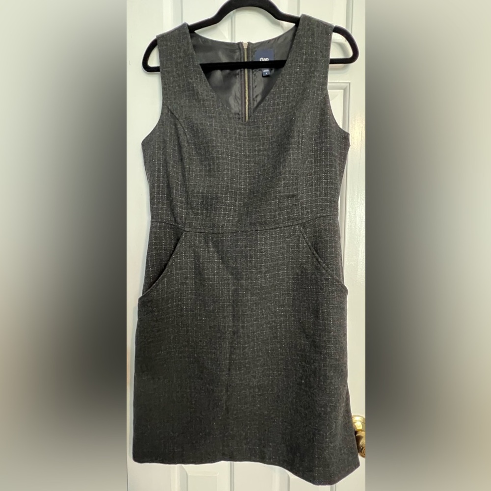 Gap, A-line, wool dress